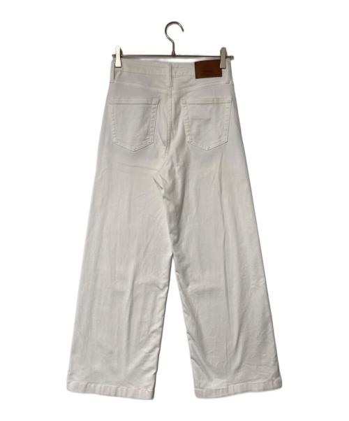 Something（サムシング）Something (サムシング) LISA ワイドデニムパンツ ホワイト サイズ:Mの古着・服飾アイテム