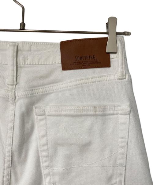Something（サムシング）Something (サムシング) LISA ワイドデニムパンツ ホワイト サイズ:Mの古着・服飾アイテム