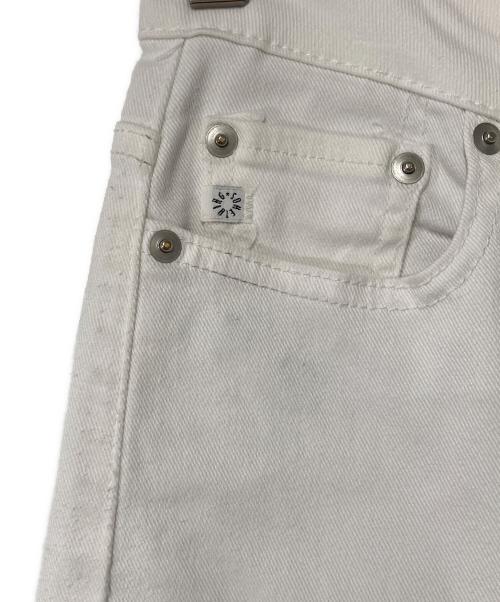 Something（サムシング）Something (サムシング) LISA ワイドデニムパンツ ホワイト サイズ:Mの古着・服飾アイテム