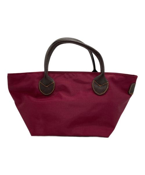 Herve Chapelier（エルベシャプリエ）Herve Chapelier (エルベシャプリエ) 舟型ハンドバッグ ボルドーの古着・服飾アイテム