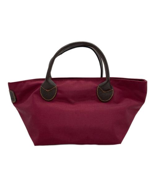 Herve Chapelier（エルベシャプリエ）Herve Chapelier (エルベシャプリエ) 舟型ハンドバッグ ボルドーの古着・服飾アイテム