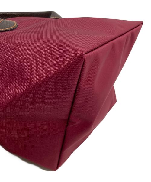 Herve Chapelier（エルベシャプリエ）Herve Chapelier (エルベシャプリエ) 舟型ハンドバッグ ボルドーの古着・服飾アイテム