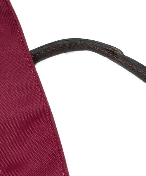 Herve Chapelier（エルベシャプリエ）Herve Chapelier (エルベシャプリエ) 舟型ハンドバッグ ボルドーの古着・服飾アイテム