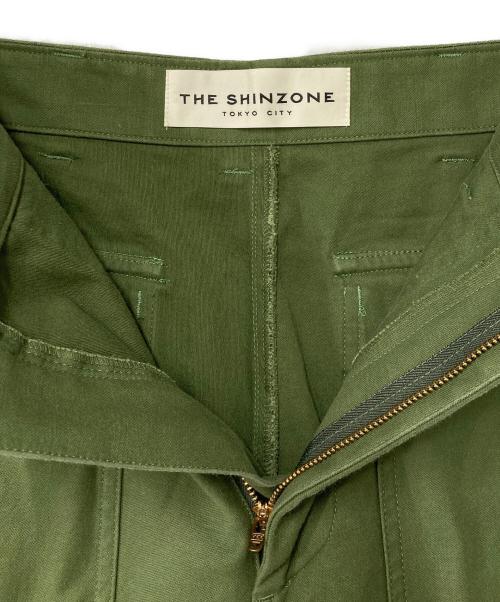 THE SHINZONE（ザ シンゾーン）THE SHINZONE (ザ シンゾーン) BAKER PANTS ベイカーパンツ 15AMSPA18 オリーブ サイズ:36の古着・服飾アイテム