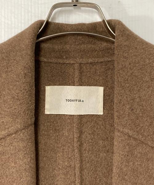TODAYFUL（トゥデイフル）TODAYFUL (トゥデイフル) Wool Over Coat/ウールオーバーコート 12120011 ブラウン サイズ:36の古着・服飾アイテム
