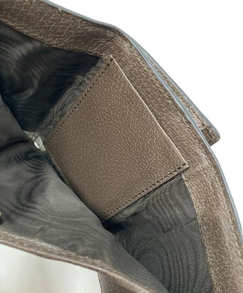 GUCCI（グッチ）GUCCI (グッチ) オフィディア 三つ折り財布 ブラウン×ベージュの古着・服飾アイテム