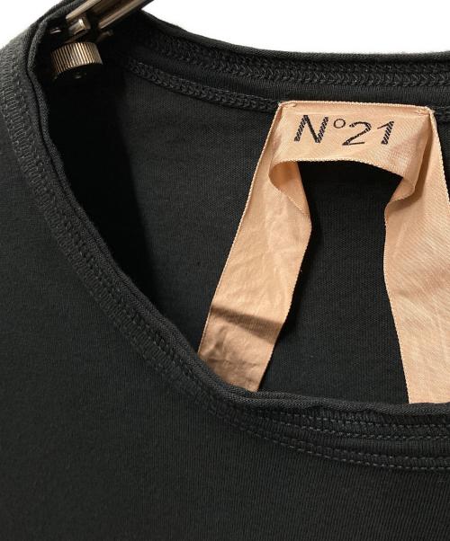 N゜21（ヌメロ ヴェントゥーノ）N゜21 (ヌメロ ヴェントゥーノ) ノースリーブカットソー ブラック サイズ:40の古着・服飾アイテム