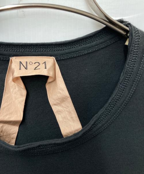 N゜21（ヌメロ ヴェントゥーノ）N゜21 (ヌメロ ヴェントゥーノ) ノースリーブカットソー ブラック サイズ:40の古着・服飾アイテム