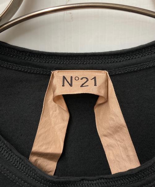 N゜21（ヌメロ ヴェントゥーノ）N゜21 (ヌメロ ヴェントゥーノ) ノースリーブカットソー ブラック サイズ:40の古着・服飾アイテム