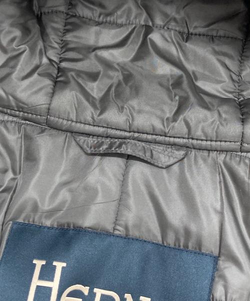 HERNO（ヘルノ）HERNO (ヘルノ) カシミヤ中綿ファーフーデットコート グレー サイズ:46の古着・服飾アイテム