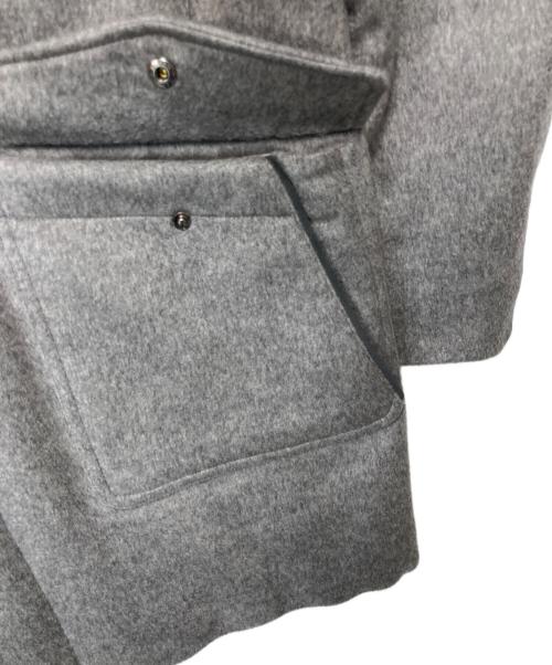 HERNO（ヘルノ）HERNO (ヘルノ) カシミヤ中綿ファーフーデットコート グレー サイズ:46の古着・服飾アイテム