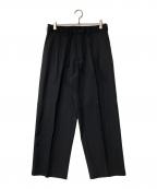 JOSEPHジョゼフ）の古着「WORSTED WOOL GABARDINE TROUSERS」｜ブラック