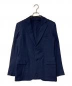TOMORROW LAND×ERMENEGILDO ZEGNAトゥモローランド×エルメネジルド・ゼニア）の古着「シルク混2Bジャケット」｜ネイビー
