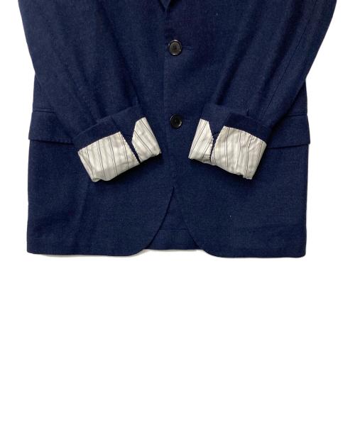 TOMORROW LAND（トゥモローランド）TOMORROW LAND (トゥモローランド) Ermenegildo Zegna (エルメネジルド・ゼニア) シルク混2Bジャケット ネイビー サイズ:SIZE 34Sの古着・服飾アイテム