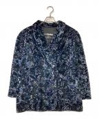 EMBAエンバ）の古着「ミンクファー2Bダブルジャケット」｜パープル