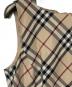 中古・古着 BURBERRY BLUE LABEL (バーバリーロンドンブルーレーベル) ノースリーブノバチェックワンピース ベージュ サイズ:38：9000円