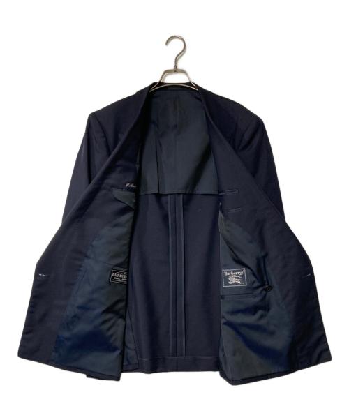 Burberry's（バーバリーズ）Burberry's (バーバリーズ) モヘヤウール金釦ダブルテーラードジャケット ネイビー サイズ:AB7の古着・服飾アイテム
