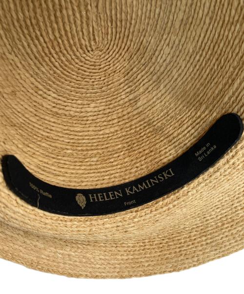 HELEN KAMINSKI（ヘレンカミンスキー）HELEN KAMINSKI (ヘレンカミンスキー) ラフィアハット ベージュの古着・服飾アイテム