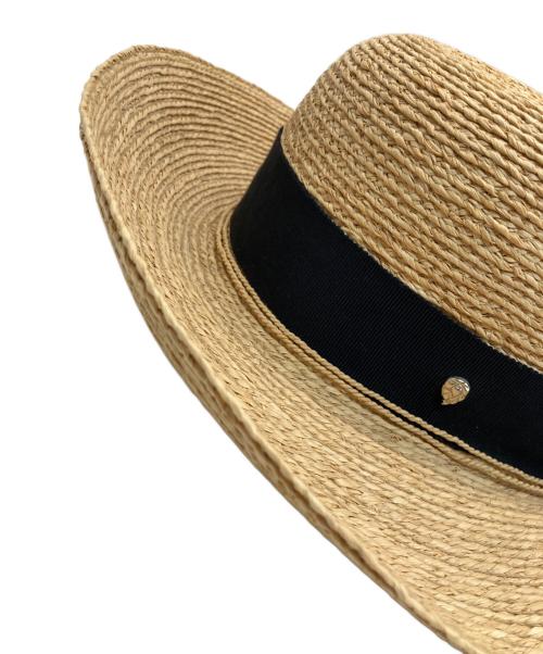 HELEN KAMINSKI（ヘレンカミンスキー）HELEN KAMINSKI (ヘレンカミンスキー) ラフィアハット ベージュの古着・服飾アイテム