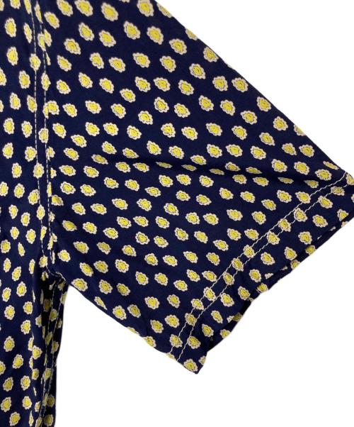 COMME des GARCONS JUNYA WATANABE MAN（コム デ ギャルソン ジュンヤ ワタナベ マン）COMME des GARCONS JUNYA WATANABE MAN (コム デ ギャルソン ジュンヤ ワタナベ マン) 総柄切替シャツ ネイビー×グレー サイズ:Mの古着・服飾アイテム