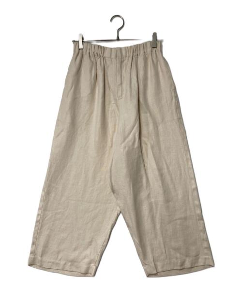 CLASKA（クラスカ）CLASKA (クラスカ) D リネンワイドパンツ ベージュ サイズ:38の古着・服飾アイテム
