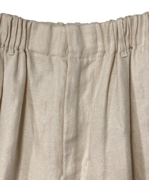 CLASKA（クラスカ）CLASKA (クラスカ) D リネンワイドパンツ ベージュ サイズ:38の古着・服飾アイテム