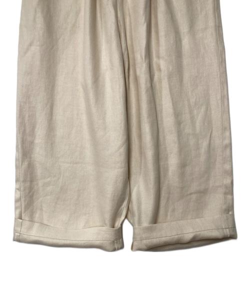 CLASKA（クラスカ）CLASKA (クラスカ) D リネンワイドパンツ ベージュ サイズ:38の古着・服飾アイテム