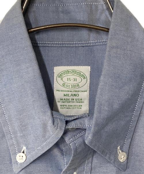 BROOKS BROTHERS（ブルックスブラザーズ）BROOKS BROTHERS (ブルックスブラザーズ) ボタンダウンシャツ　USA製 ブルー サイズ:15-31の古着・服飾アイテム