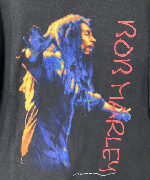 THE PLANET INK（プラネットインク）THE PLANET INK (プラネットインク) ヴィンテージプリントTシャツ BOB MARLEY ブラック サイズ:XLの古着・服飾アイテム