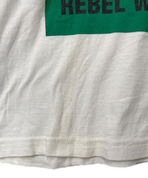 -（-）- (-) プリントTシャツ 90's ホワイト サイズ:Lの古着・服飾アイテム