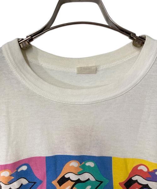 古着（フルギ）古着 (フルギ) ヴィンテージプリントTシャツ The Rolling Stones 80's ホワイト サイズ:Lの古着・服飾アイテム