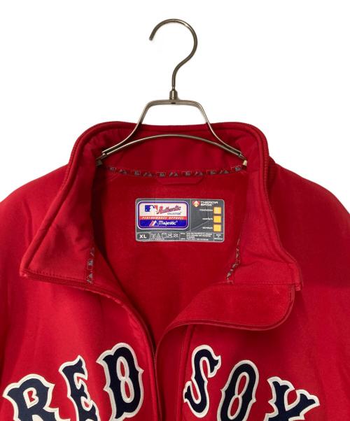 Majestic（マジェスティック）Majestic (マジェスティック) スタジャン レッド サイズ:XLの古着・服飾アイテム