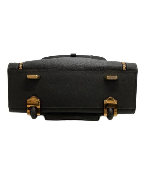 fontana MIlano1915（フォンタナミラノ1915）fontana MIlano1915 (フォンタナミラノ1915) レザーキャリーバック キャリーバッグ ブラックの古着・服飾アイテム