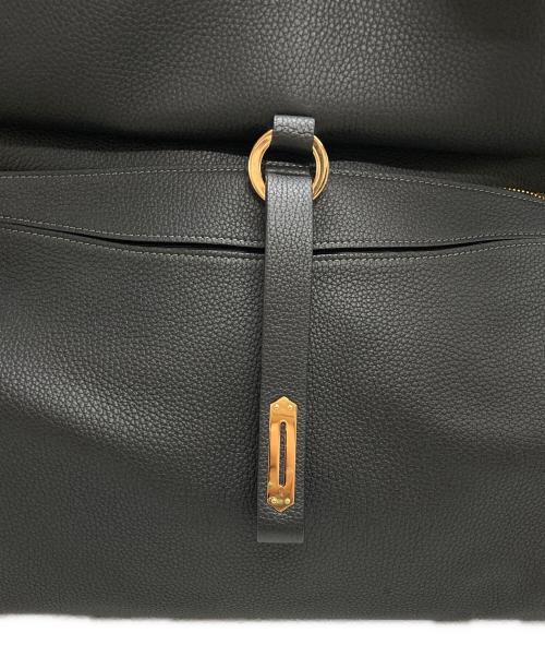 fontana MIlano1915（フォンタナミラノ1915）fontana MIlano1915 (フォンタナミラノ1915) レザーキャリーバック キャリーバッグ ブラックの古着・服飾アイテム