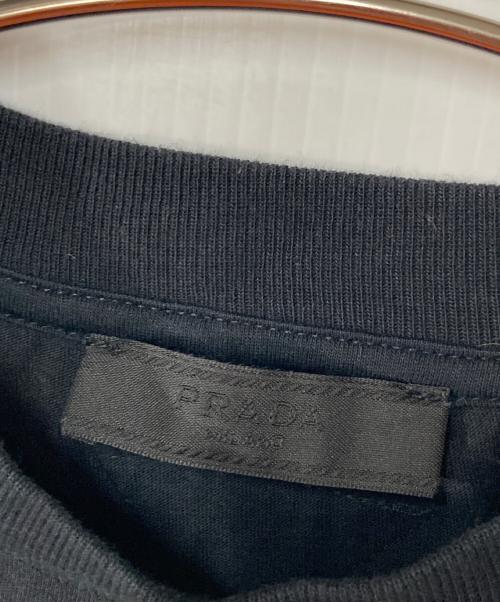 PRADA（プラダ）PRADA (プラダ) クルーネックTシャツ ブラック サイズ:XSの古着・服飾アイテム