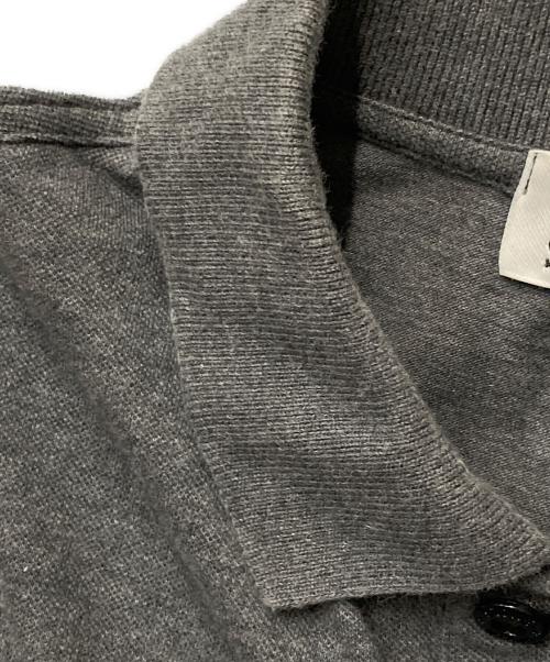 STONE ISLAND（ストーンアイランド）STONE ISLAND (ストーンアイランド) スクエアロゴ ポロシャツ グレー サイズ:Sの古着・服飾アイテム