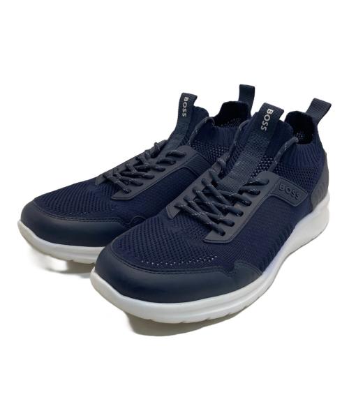 BOSS（ボス）BOSS (ボス) ローカットスニーカー ネイビー サイズ:42の古着・服飾アイテム