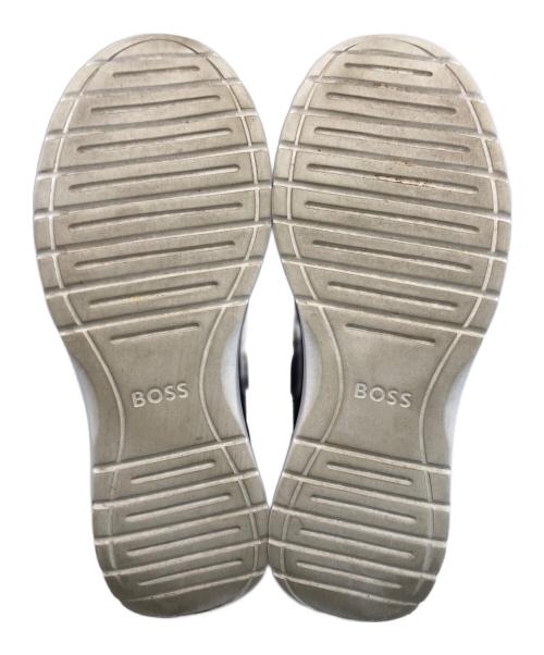 BOSS（ボス）BOSS (ボス) ローカットスニーカー ネイビー サイズ:42の古着・服飾アイテム