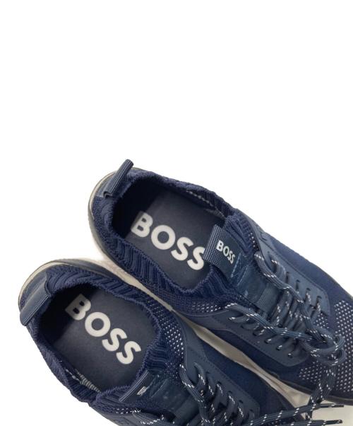 BOSS（ボス）BOSS (ボス) ローカットスニーカー ネイビー サイズ:42の古着・服飾アイテム
