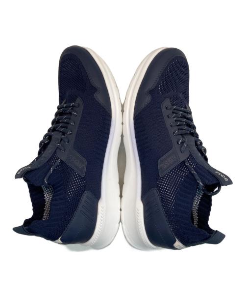 BOSS（ボス）BOSS (ボス) ローカットスニーカー ネイビー サイズ:42の古着・服飾アイテム