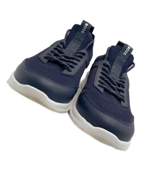 BOSS（ボス）BOSS (ボス) ローカットスニーカー ネイビー サイズ:42の古着・服飾アイテム
