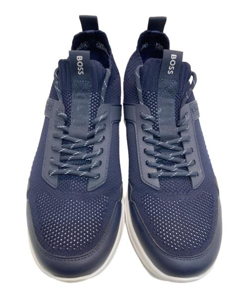 BOSS（ボス）BOSS (ボス) ローカットスニーカー ネイビー サイズ:42の古着・服飾アイテム