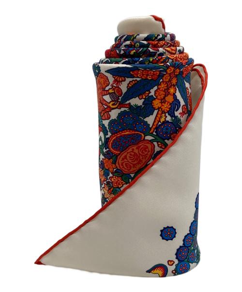 HERMES（エルメス）HERMES (エルメス) カレ90 LEGENDE MOGHOL/ムガールの伝説 レッド×ホワイトの古着・服飾アイテム