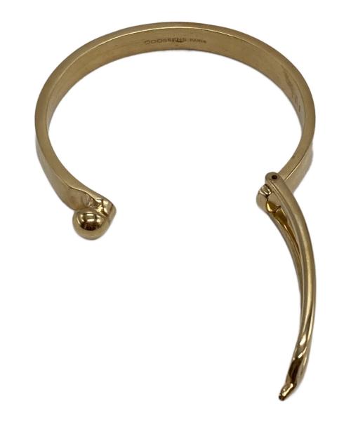 GOOSSENS Paris（グーセンスパリ）GOOSSENS Paris (グーセンスパリ) バックルブレスレット ゴールドの古着・服飾アイテム