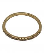 ageteアガット）の古着「K18ハーフエタニティリング」