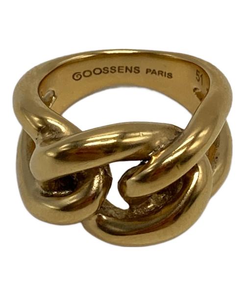 GOOSSENS Paris（グーセンスパリ）GOOSSENS Paris (グーセンスパリ) チェーンリング ゴールド サイズ:11号の古着・服飾アイテム
