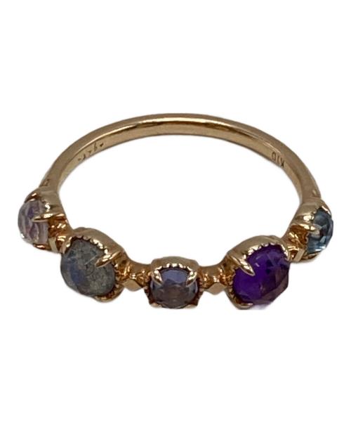 agete（アガット）agete (アガット) K10マルチストーンリング サイズ:表記なしの古着・服飾アイテム