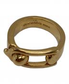 GOOSSENS Parisグーセンスパリ）の古着「バックルリング  Boucle Ring」｜ゴールド