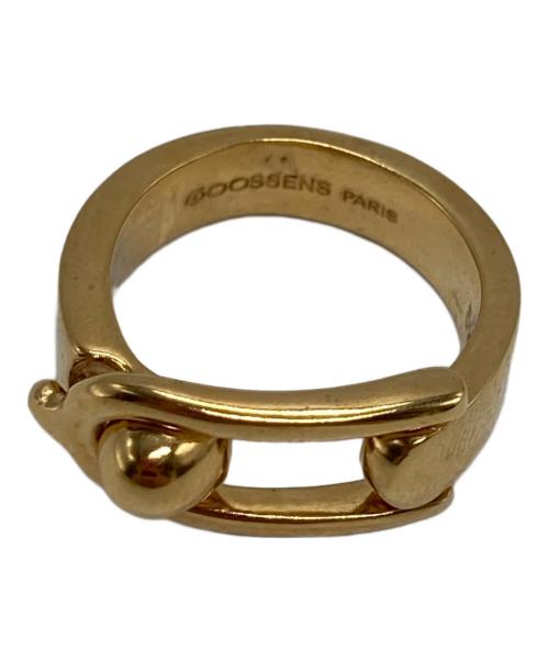 GOOSSENS Paris（グーセンスパリ）GOOSSENS Paris (グーセンスパリ) バックルリング  Boucle Ring ゴールド サイズ:10号の古着・服飾アイテム