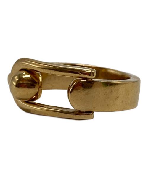 GOOSSENS Paris（グーセンスパリ）GOOSSENS Paris (グーセンスパリ) バックルリング  Boucle Ring ゴールド サイズ:10号の古着・服飾アイテム